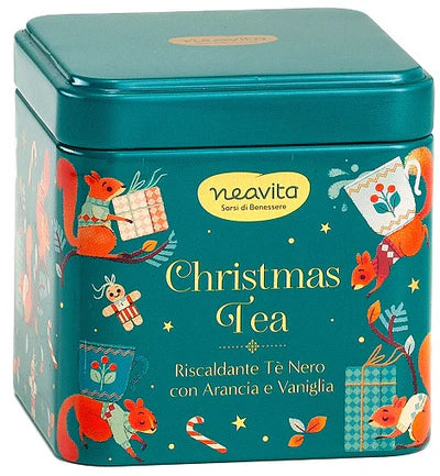 Neavita melange christmas tea filtroscrigno in barattolino verde di natale 5 filtri da 3,5 g