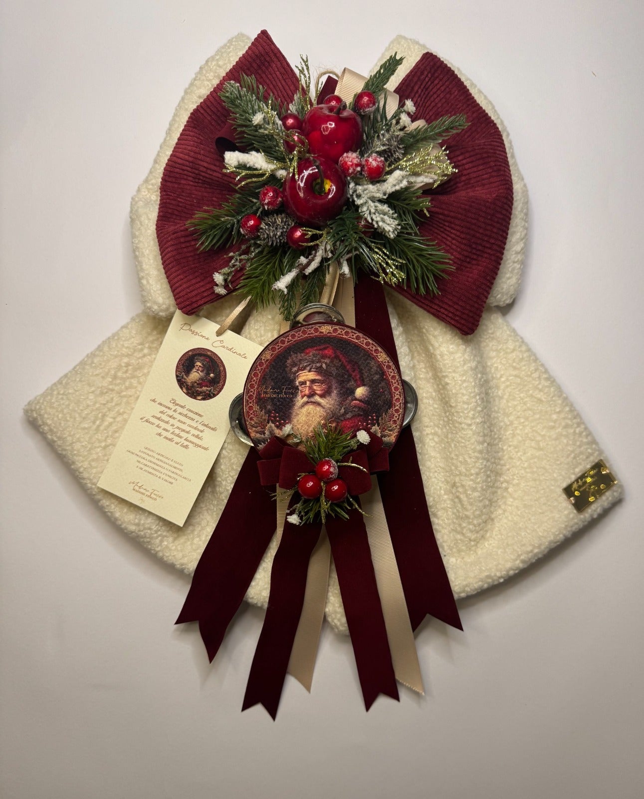 Fiocco Natalizio Babbo Natale