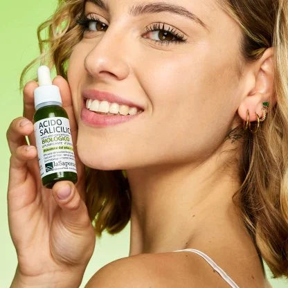 Acido salicilico NEW! Attivi Puro - Siero viso certificato biologico purificante e seboregolatore