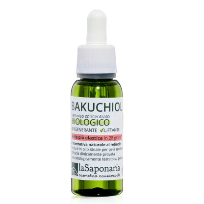 Bakuchiol NEW! Attivo Puro - Siero viso concentrato biologico rigenerante e liftante