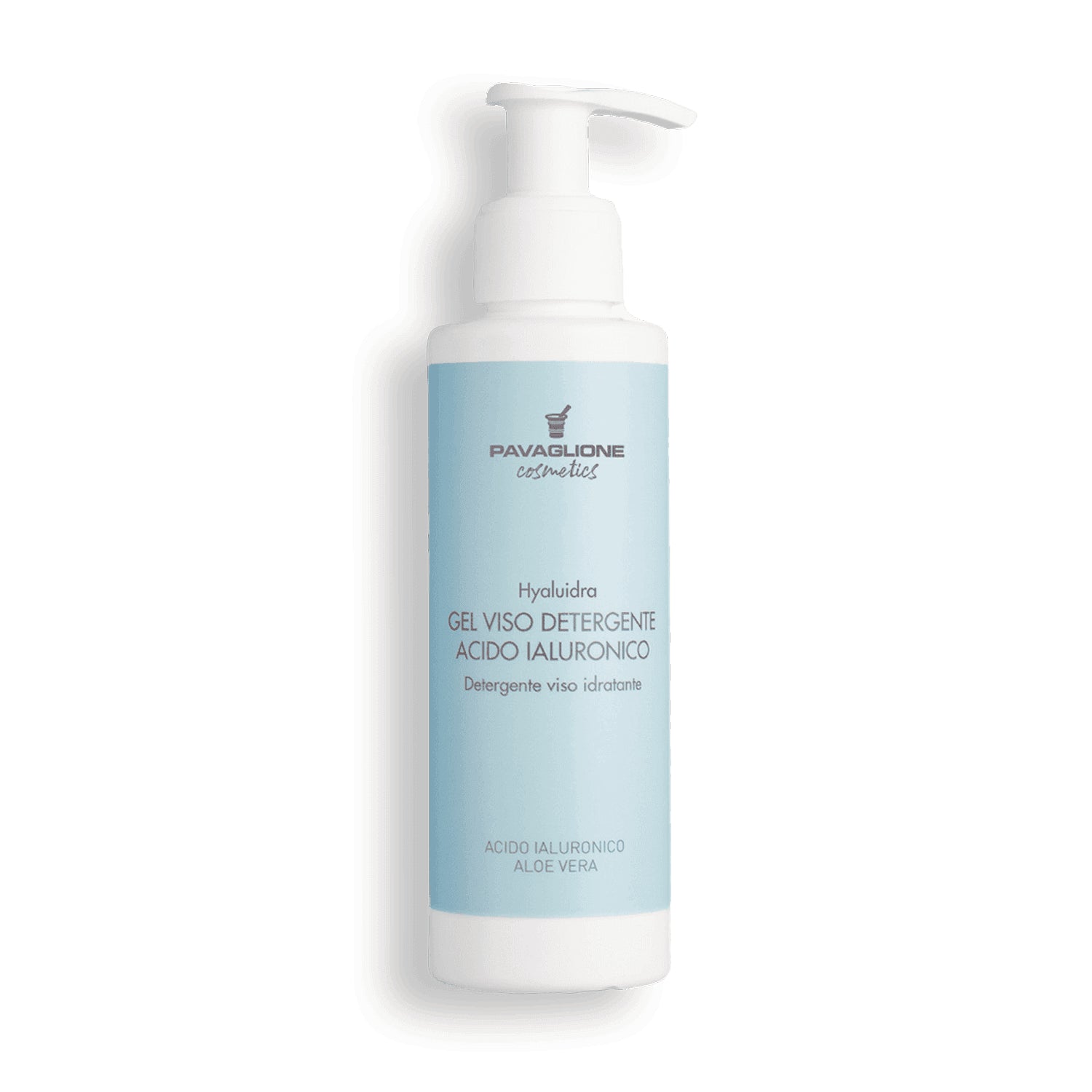 Gel viso detergente acido ialuronico Detergente idratante per il viso