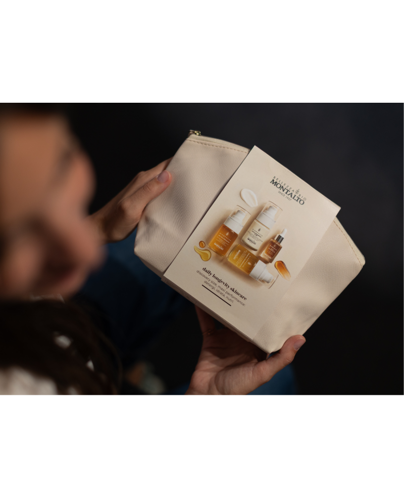 Pochette discovery size 🌟 daily longevity skincare