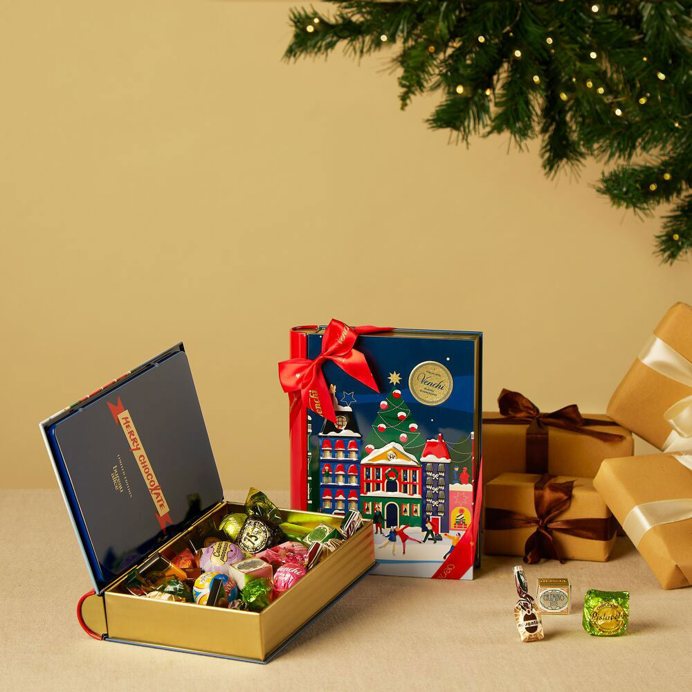 Maxi libro Natale con cioccolatini assortiti 200 g