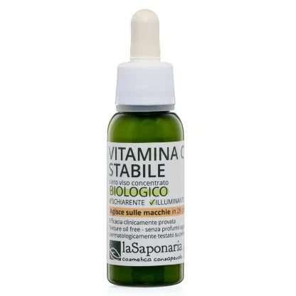 Vitamina C Stabile Attivo puro - Siero viso Vitamina C illuminante e antimacchia